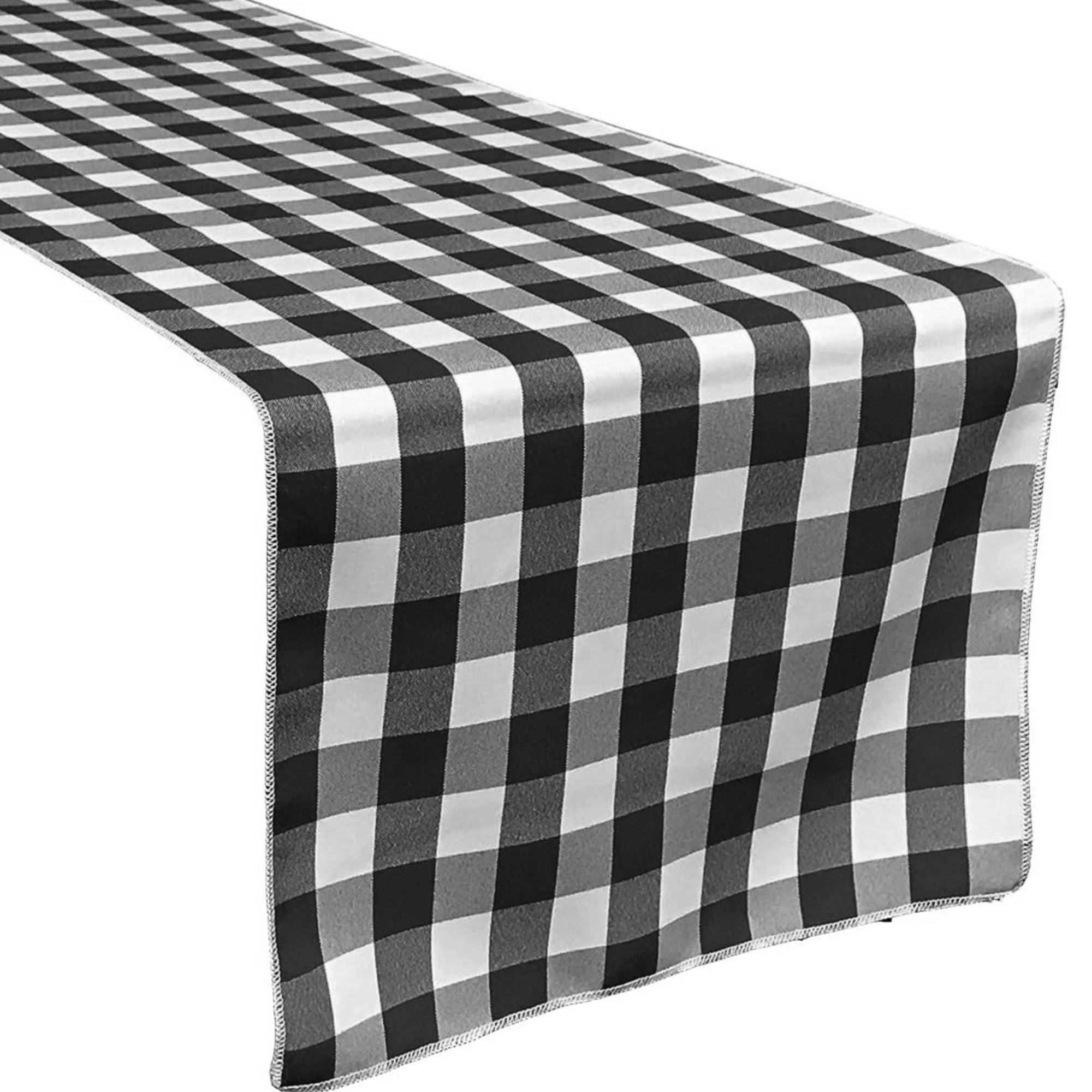 14 X 108 Checkered Table Runner - Ks Linens